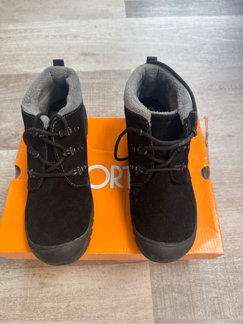 Women's  Black Winter Lace-Up Boots